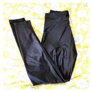 Insanity Shiny Black Stretch Leggings